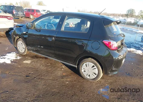 2024 Mitsubishi Mirage Es из США, поврежденный, VIN ML32AUHJ6RH015498